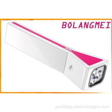 Pink Rechargeable LED Desk Lamp With Torch  , LED Bedside L